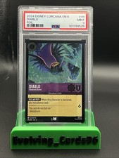 PSA 9 Diablo Foil Disney Lorcana 49/204 EN 6 Mint