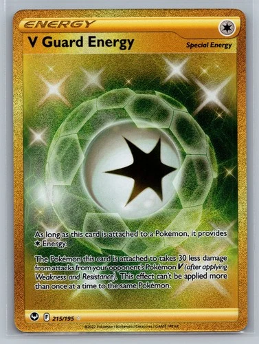 V Guard Energy (Secret) SWSH12: Silver Tempest #215/195 Secret Rare,Holo Pokemon