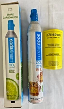 NEW Sealed SodaStream 60L 14.5 Oz Cylinder CO2 Carbonator Replacement