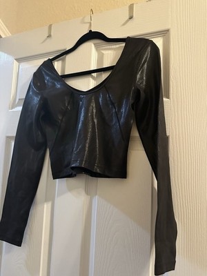 Lululemon Size 4 Shiny Black Align Long Sleeve