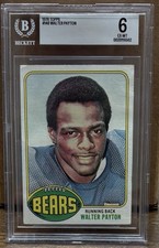 Topps 1976 Walter Payton Rookie Card #148 Chicago Bears Beckett Grade 6 EX-Mt. rookie card picture