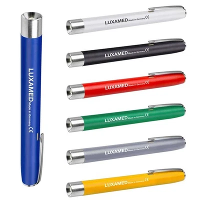 Luxamed Diagnostikleuchte mit LED Pupillenlampe Pupillen 3,0 Volt versch.Farben