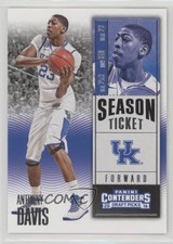 2016-17 Panini Contenders Draft Picks Season Ticket Anthony Davis #6 6o1