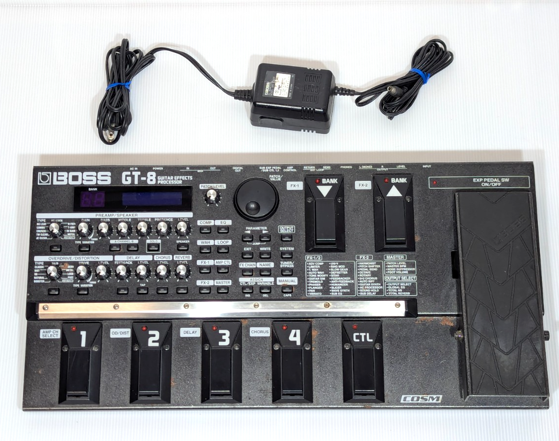 Boss GT-8 Multi-Effects Guitar Effect Pedal for sale online