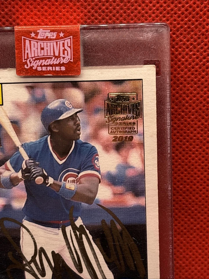 2019 Topps Archives Gary Matthews auto /51 1985 O-Pee-Chee Canada #210 - Изображение 3 из 4