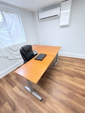 L-Shaped Office Desk – 200 × 160 × 75 cm