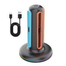 4-Slot Dual-Side Magnetic 5 Volts Charging Dock for Nintendo Switch 2 JoyCon 2
