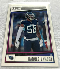 2022 Panini Score Football Harold Landry Tennessee Titans base card #32