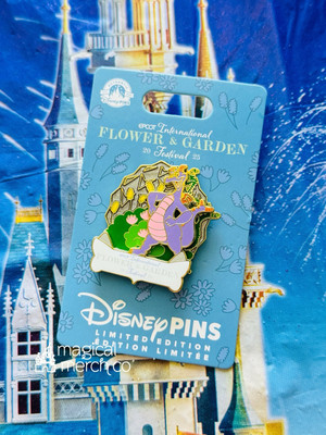 2025 EPCOT Disney Parks Flower & Garden Figment LE 4000 Pin