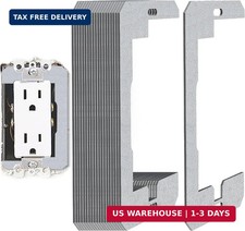 20 Pcs Wall Plate Spacer- Metal Flush Fit Device Leveling Plates- Receptacle ...