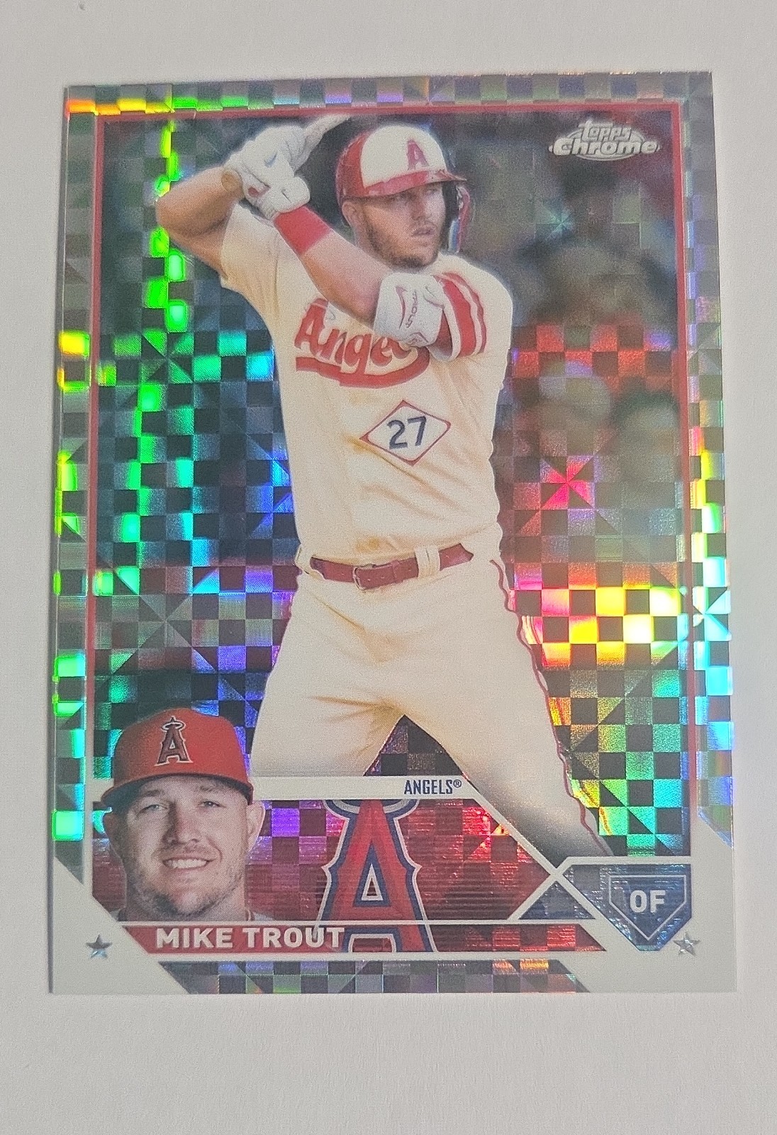 2023 Topps Chrome - Mike Trout #27 X-Fractor