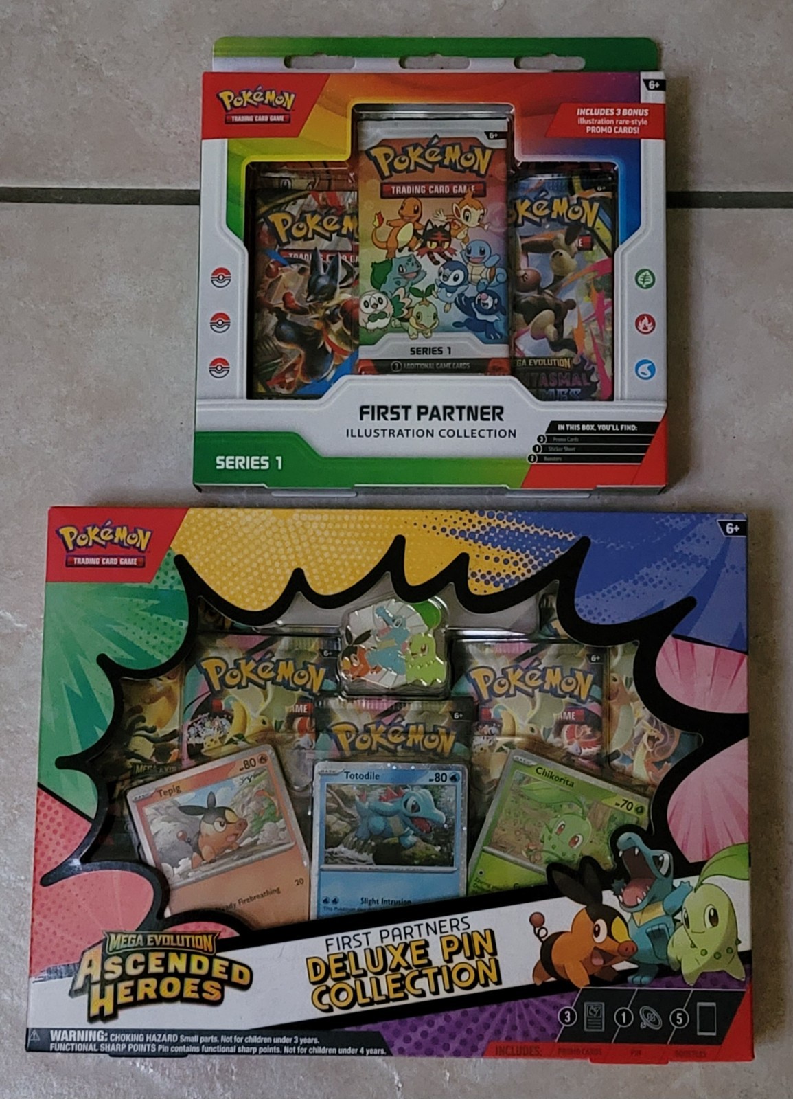 Pokemon AH Deluxe Pin Collection & First Partner Illustration Collection