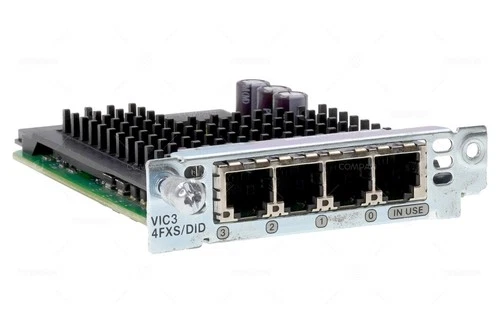 800-33583-01 CISCO VIC3 4FXS/DID 4-PORT RJ-45 VOICE FAX INTERFACE MODULE