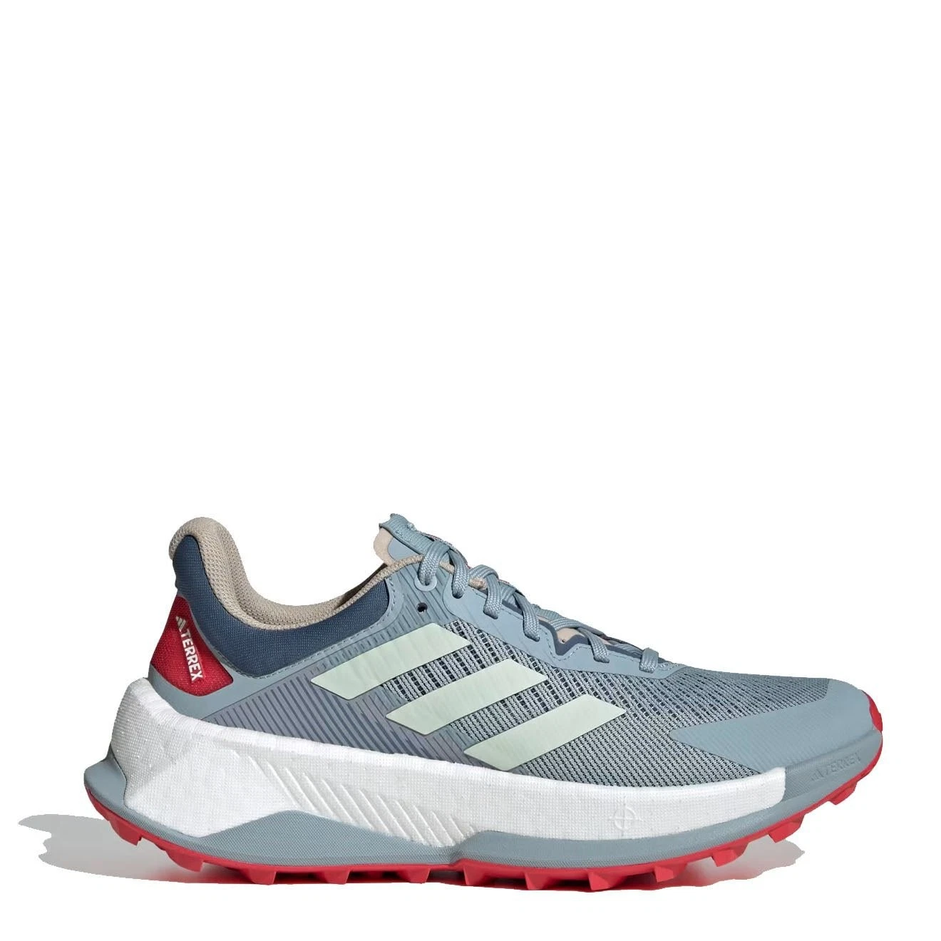 Adidas Terrex Soulstride Ultra Trail Running Shoes Magic Grey / Linen Green / Pu