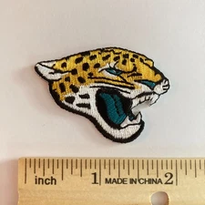 JACKSONVILLE JAGUARS Embroidered Iron-On NFL Official Team Logo Hat Patch