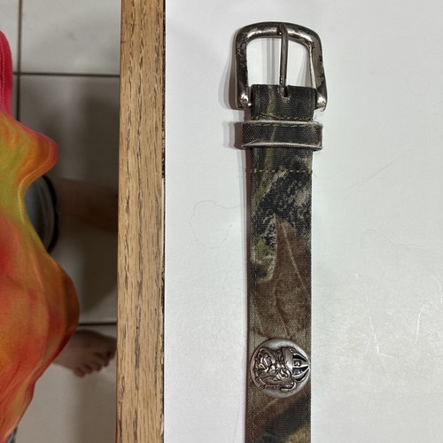Mossy Oak Camouflage Belt With Georgia Bulldogs For Kids - Picture 2 of 11