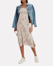 FAITHFULL THE BRAND Solange Floral-print Midi Dress In White