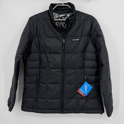 Columbia Voodoo Falls 590 Turbo Down Puffer Jacket L Full Zip Omni-Heat -Shield