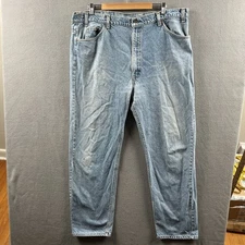 Vintage Levis 550 Jeans Mens 44x32 Blue Denim Relaxed Orange Tab 90s Baggy USA