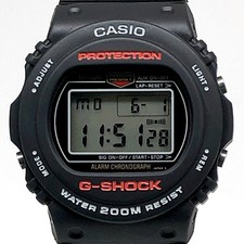 G SHOCK CASIO Wristwatch DW 5400C 1 M240 First Generation Round Model Mirror Bac