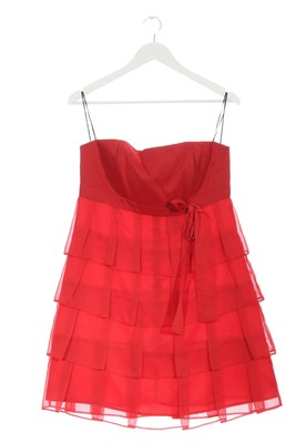 MARIEBLANC schulterfreies Kleid Damen Kleid Gr. DE 40 rot Elegant