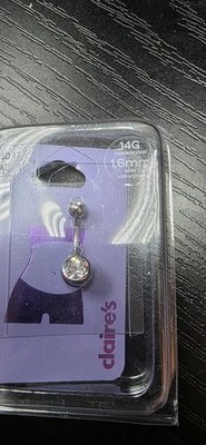 Claires Belly Button Ring 14g 1.6mm