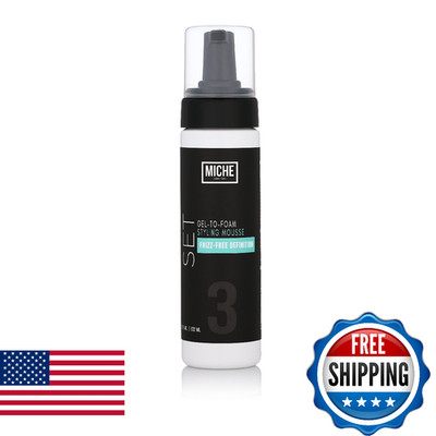Miche Beauty Gel to Foam Mousse - Lightweight Styling Foam for All Hair Types