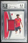 2065 Lamine Yamal 2023 Panini Immaculate Silver Remarkable Patch RC /49 BGS 8.5