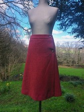 Ladies Wool Herringbone A Line Skirt by Boden Size 10 Waist 30