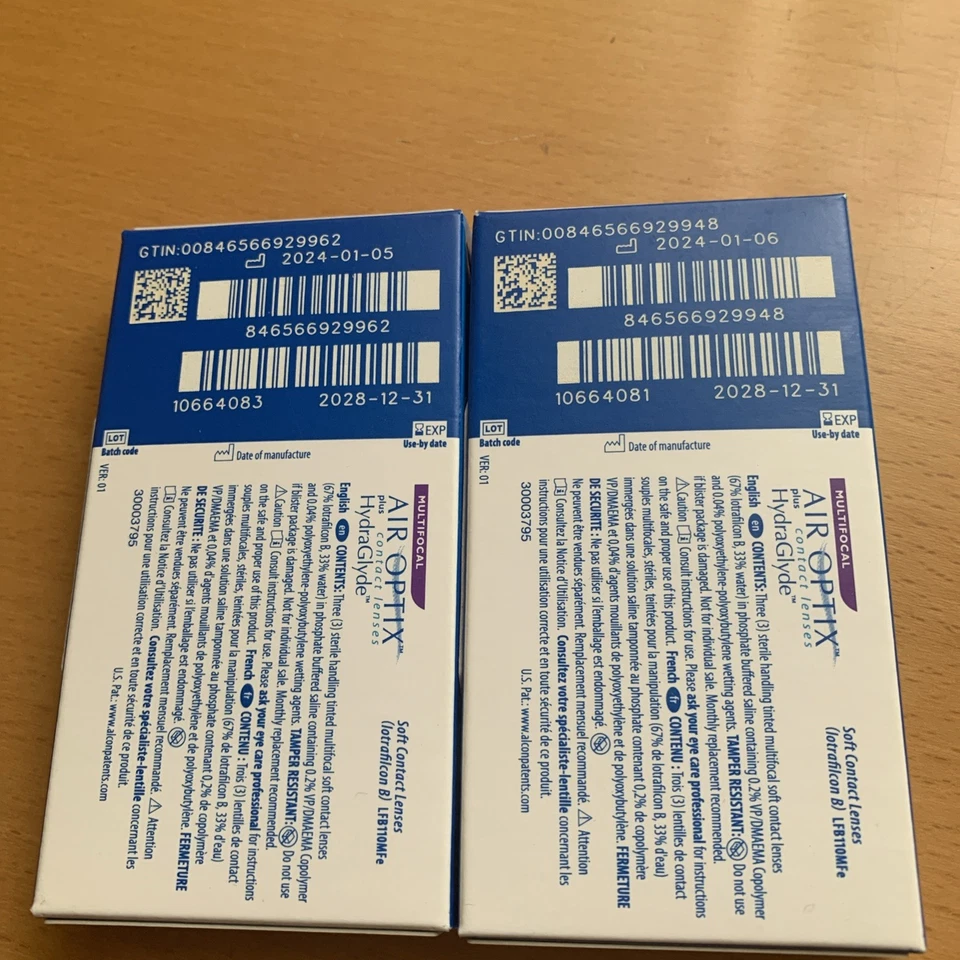 Alcon Multifocal Air Optix plus HydraGlyde 3er Pck.NEU - Bild 2 von 4