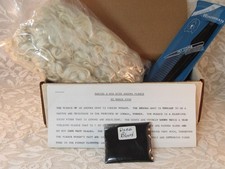  4.8 oz Pure Curly Angora Goat Mohair Wig Kit - Natural for Reborn, Doll Wigs