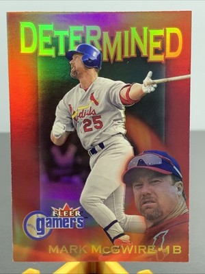 2000 Fleer Gamers DETERMINED Mark McGwire #6 of 15D