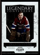 2010 PLAYOFF CONTENDERS CHARLIE HODGE 10 MINT LEGENDARY CONTENDERS CANADIENS