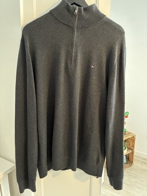 Tommy Hilfiger Herren Pullover/Sweatshirt Dunkelgrau Neu Ohne Etikett Größe XXL