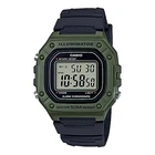 CASIO Standard Digital Watch W-218H-3AV Unisex Olive Green Stopwatch LED