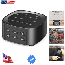 Sleep White Noise Sound Machines with 25 Soothing Sounds 36 Volume Levels 5 T...