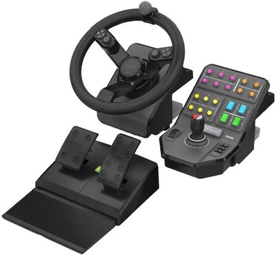 Logitech G Saitek Heavy Equipment Bundle Sim-Controller Farm-Lenkrad