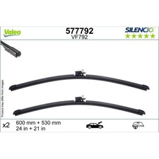 Wischblatt Valeo 577792 Silencio Flat Blade Set für Mercedes Benz Vorne