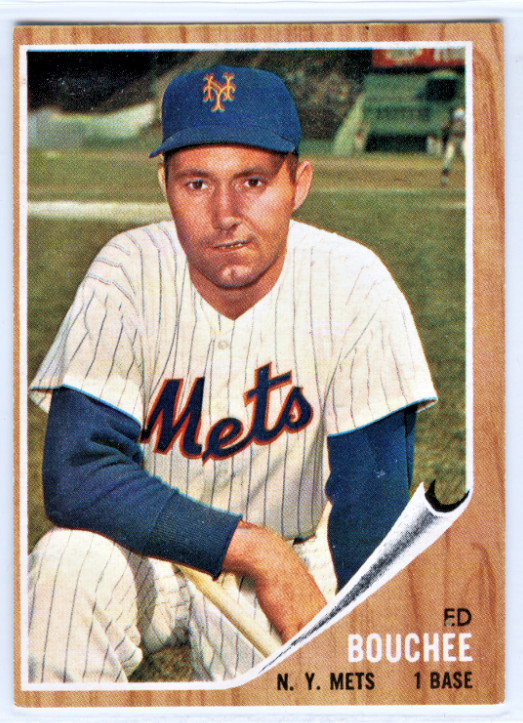 1962 Topps Baseball #497 Ed Bouchee - New York Mets - NrMt