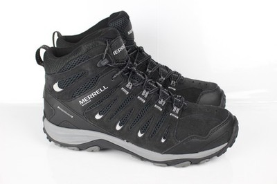 Merrell Men's Crosslander 3 Mid Waterproof Boots Black J036953 | eBay