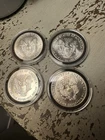 Lot of 4 Silver 1987 American Eagle 1 oz. Fine .999 US oz Coins