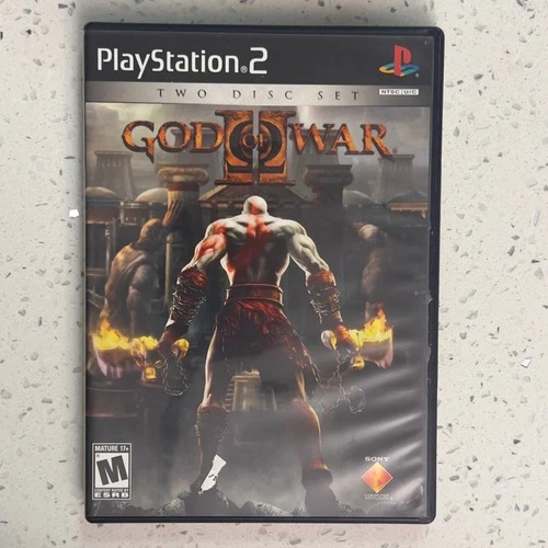 God of War II (2) PlayStation 2 PS2 Two Disc Set Complete w/ Manual NTSC U/C