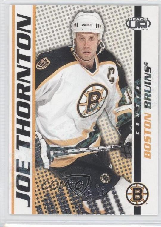 2003-04 Pacific Heads Up Hobby LTD 76/299 Joe Thornton #10 HOF y0i