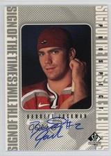 1998-99 SP Authentic Sign of the Times Barret Jackman Barrett #BJ Auto 1c3s