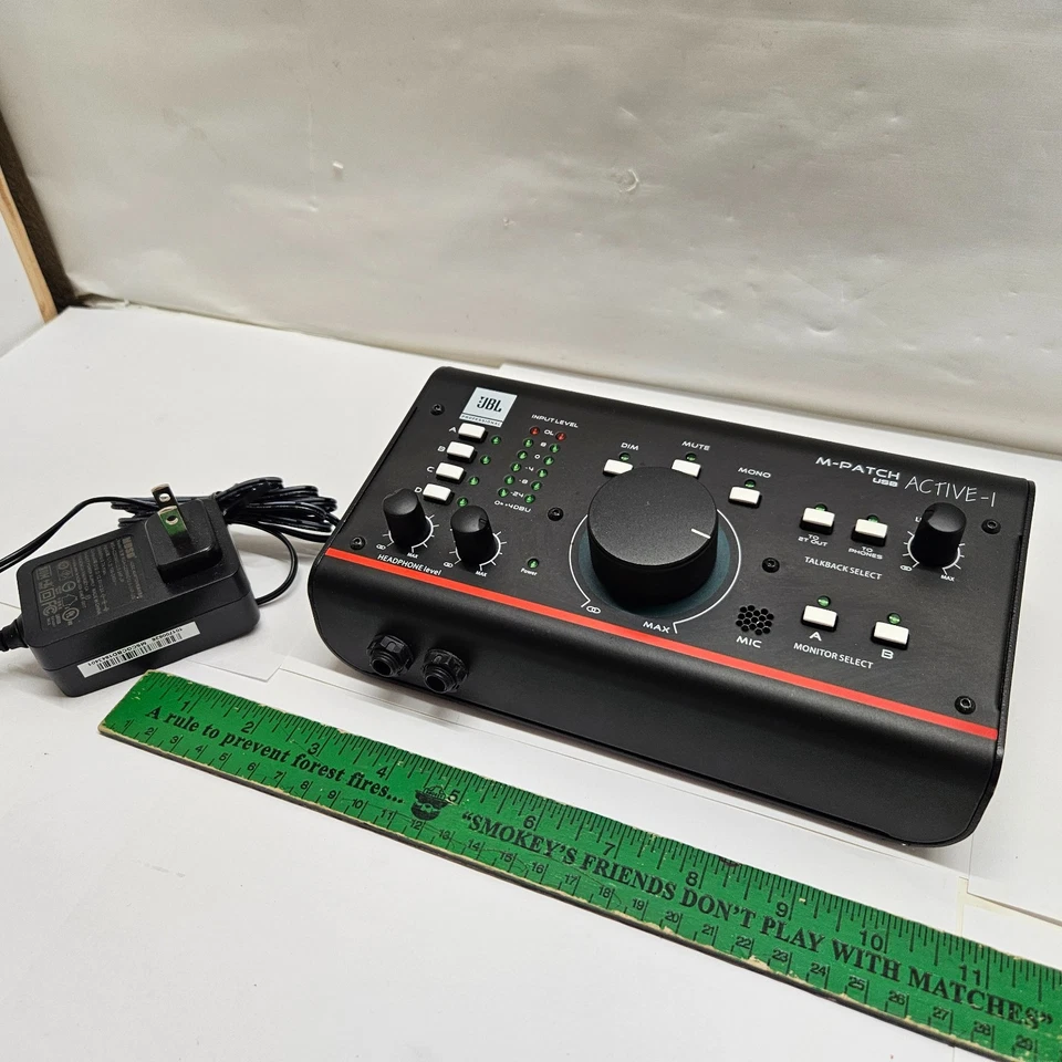 JBL M-Patch Active-1 Precision Monitor Controller with DC Adapter - Image 2 of 4