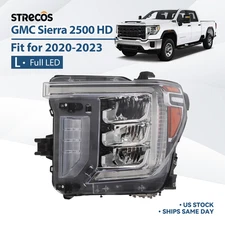 Full LED Headlight w/ LED Signal For 2020-2023 GMC Sierra 2500 HD Driver Side