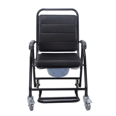 MARKENFREI Mobile Toilettenstuhl-Duschstuhl Rollstuhl Mobilität Behinderung Seniorenhilfe