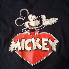 Mickey Unlimited Mickey Mouse Graphic Long Sleeve Shirt Girl's Medium Vintage