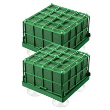 2 Floral Foam Cage with Suction Cups for Flower Arrangements Square Floral Fo...