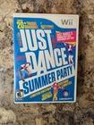 Just Dance: Summer Party (Nintendo Wii, 2011) CIB COMPLETE - VG Condition